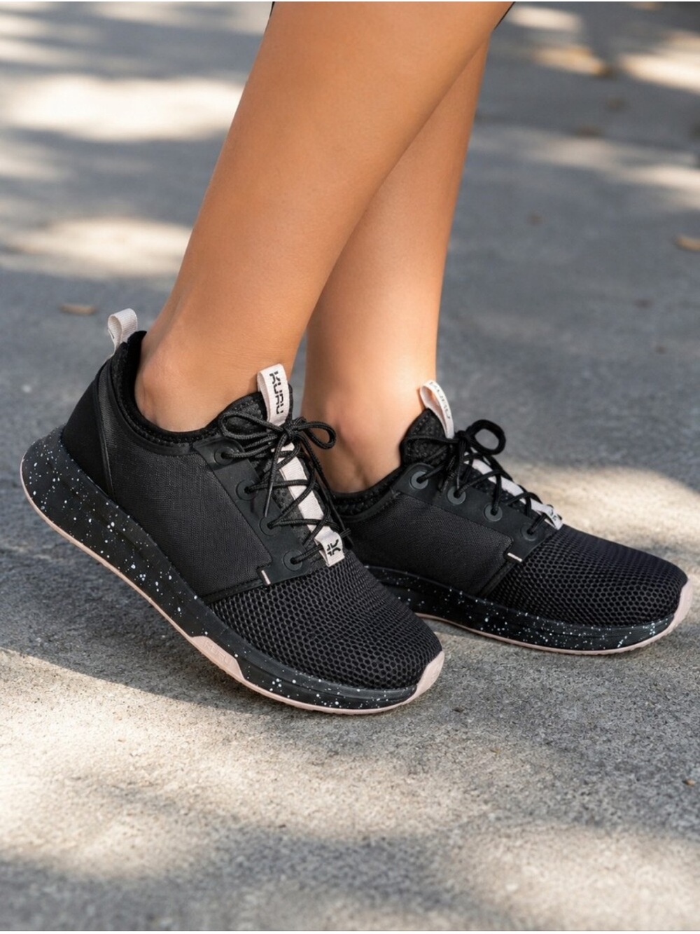 Kuru Atom Sneakers | Jet Black Misty Lilac